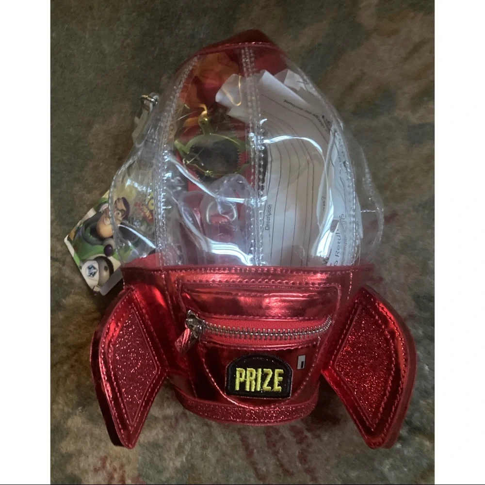 Toy Story clear Pizza Planet spaceship claw machine crossbody bag - Picture 2 of 2